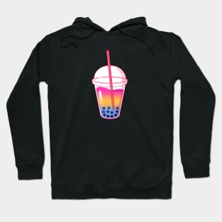 Pansexual Flag Bubble Tea Hoodie